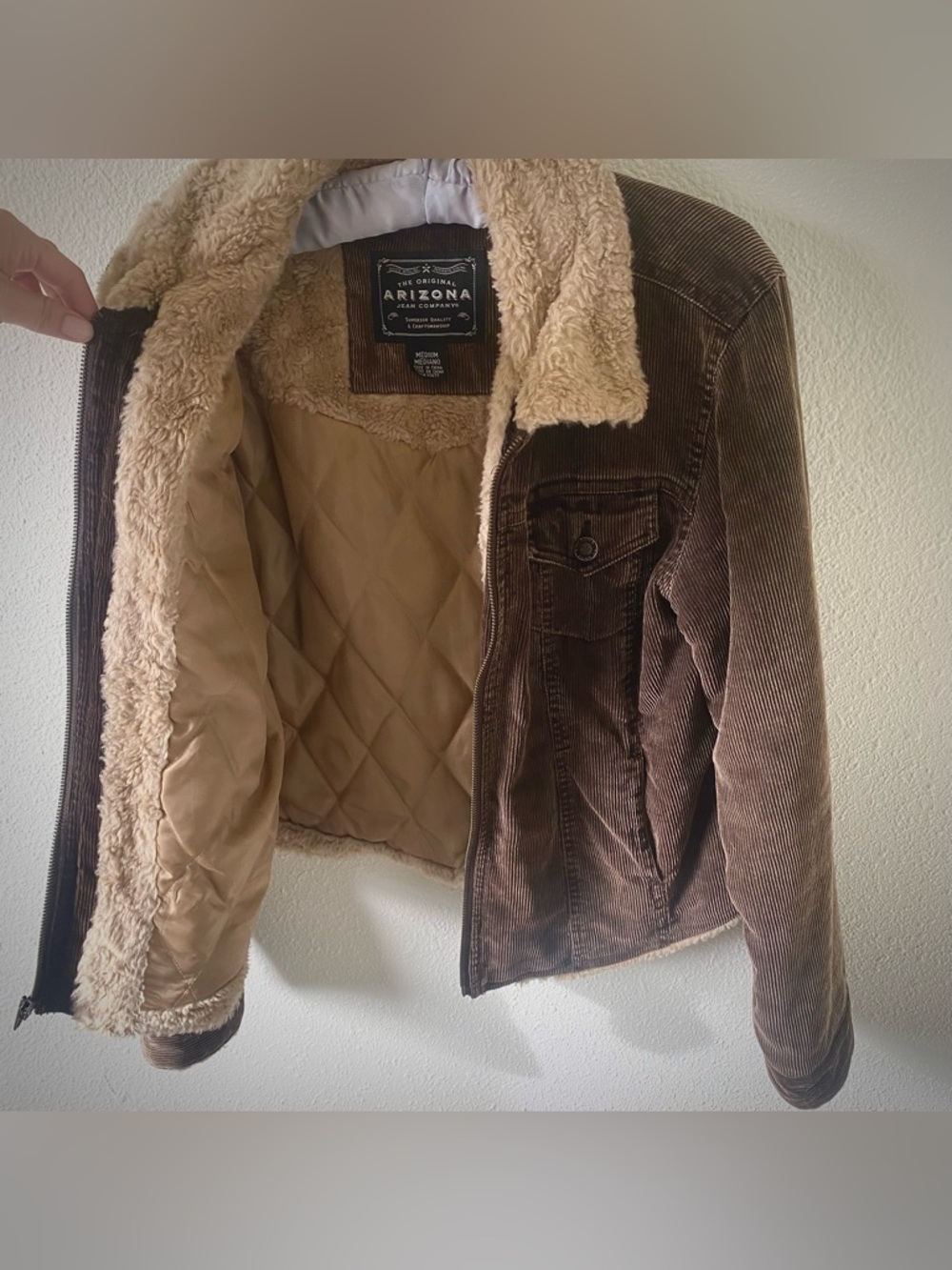 Arizona Sherpa Lined Corduroy Jacket - Picture 3 of 6